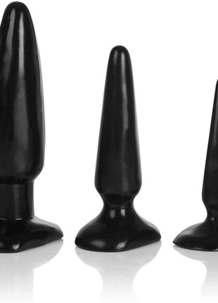 Calexotics Silicone Anal Trainer 3pcs Butt Plug Set