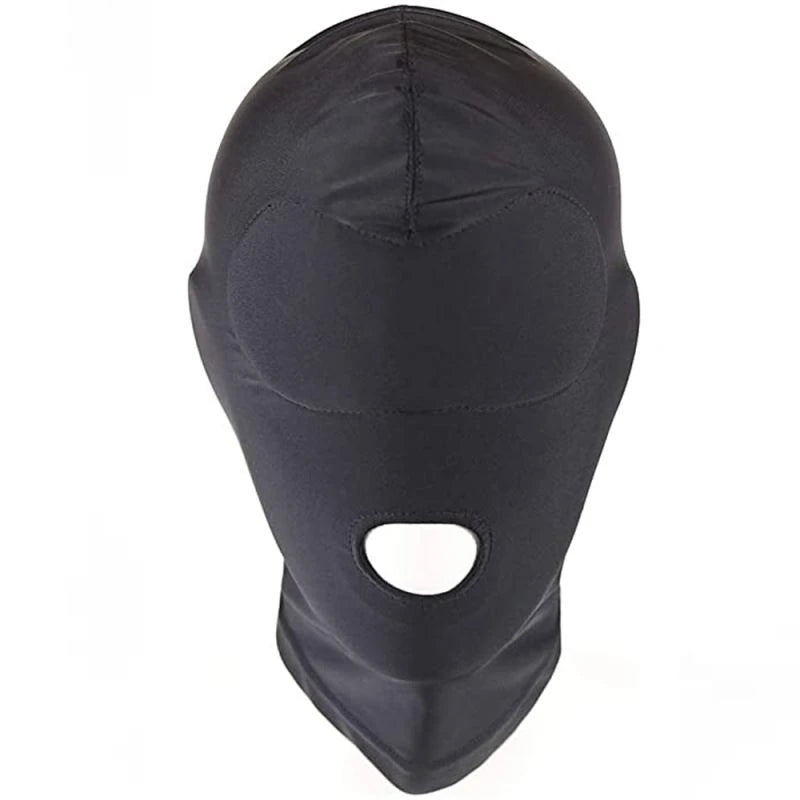 Ağız Açıklıklı Spandex Fetiş Başlığı