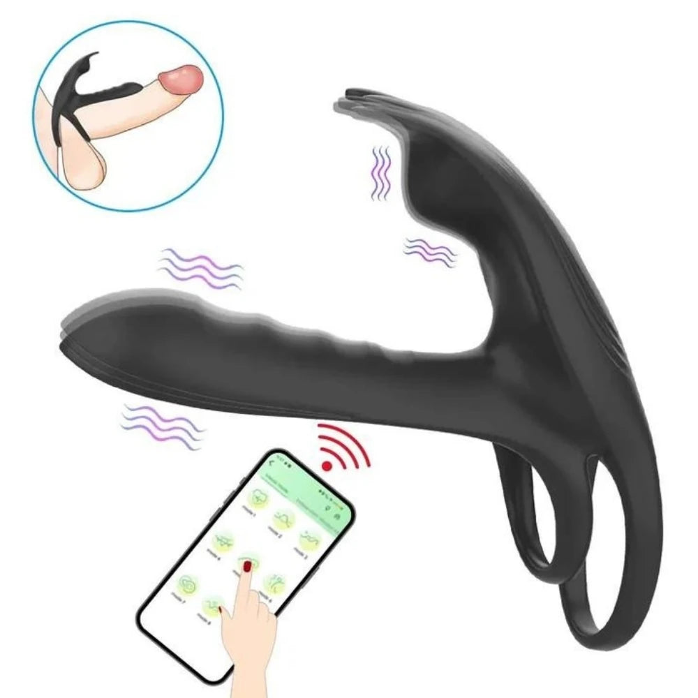 Alex telefon kontrollü penis halkası – görsel 4