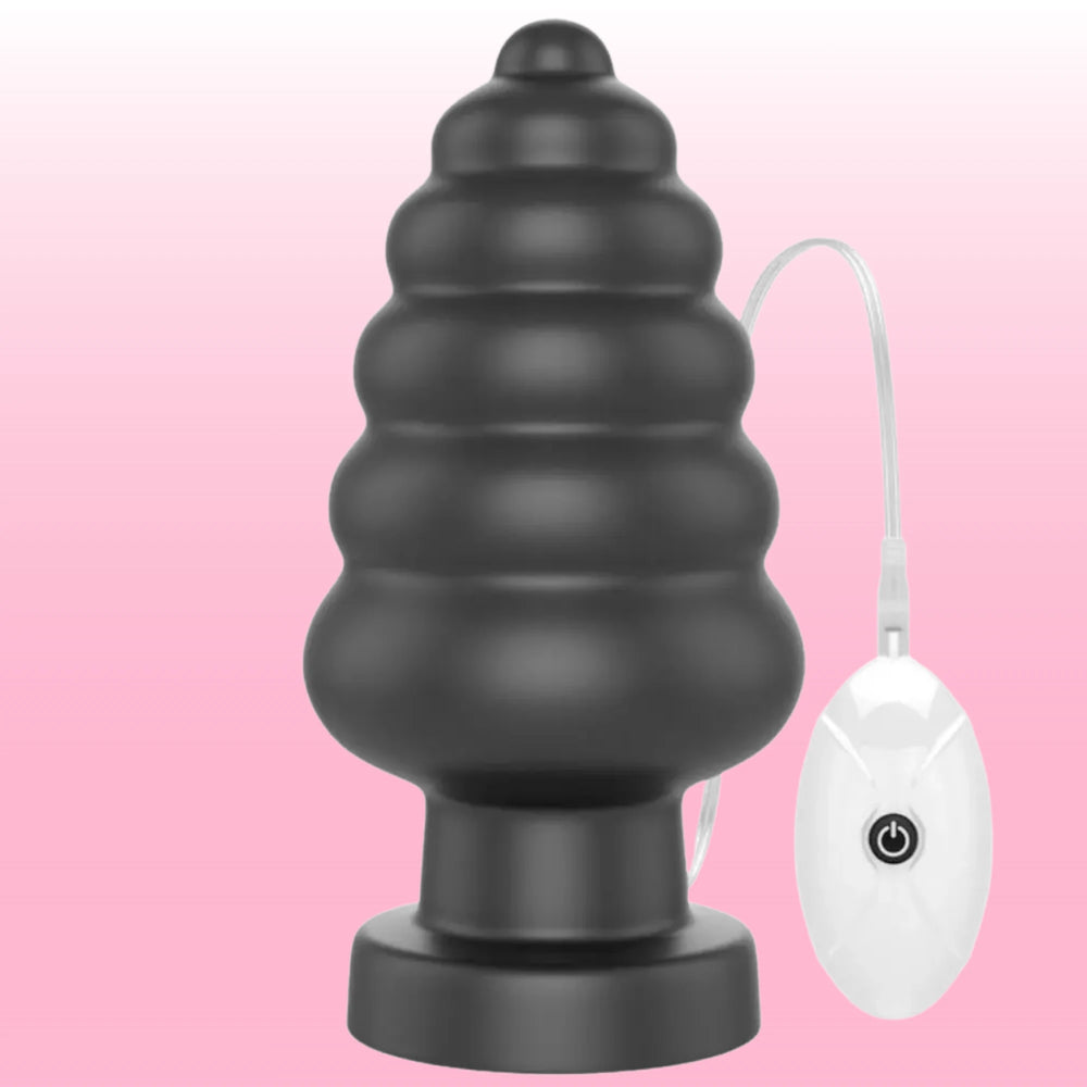 Anal Cracker 18 cm Kumandalı Titreşimli Büyük Anal Plug