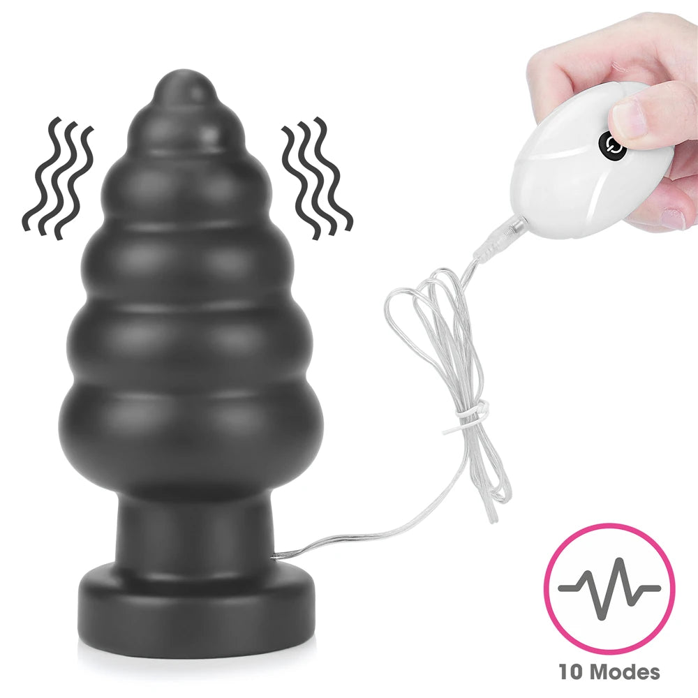 Anal Cracker titreşimli büyük anal plug – görsel 3