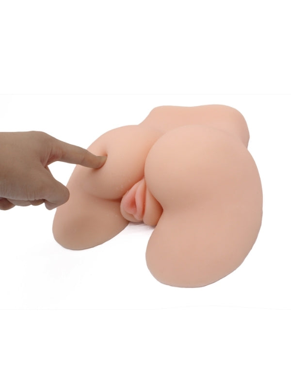 Anal ve Vajinal Girişli Realistik Kalça Mastürbatör 2,2 kg