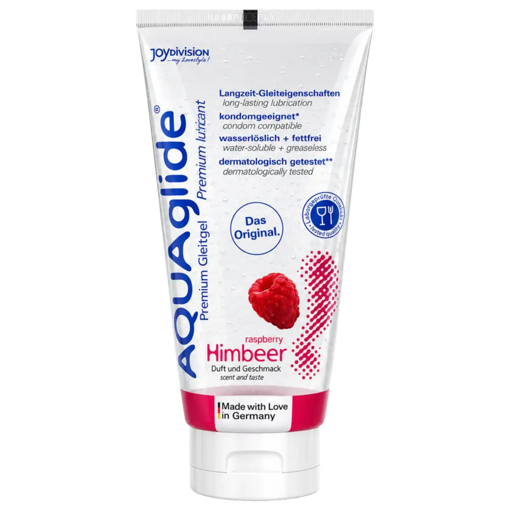AquaGlide Ahududu Aromalı Su Bazlı Kayganlaştırıcı Jel 100 ml