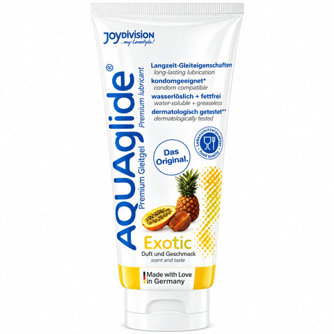 AquaGlide Egzotik Aromalı Şekersiz Kayganlaştırıcı Jel 100 ml
