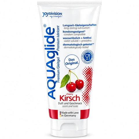 AquaGlide Kiraz Aromalı Su Bazlı Kayganlaştırıcı Jel 100 ml