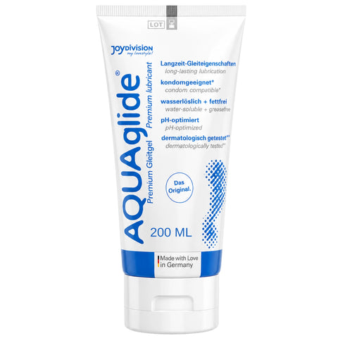 AquaGlide Su Bazlı Kayganlaştırıcı Jel Büyük Boy 200 ml