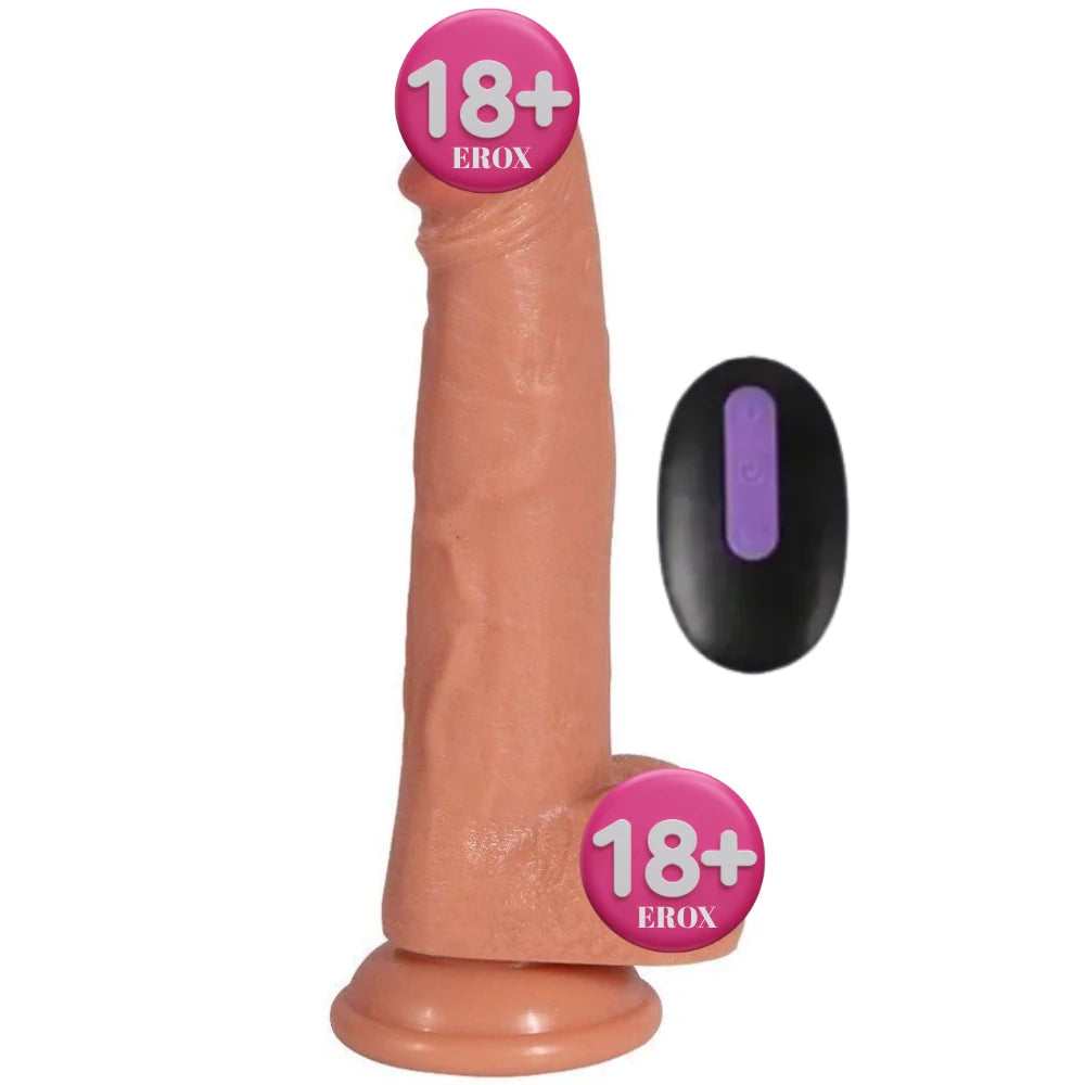 Archie Kumandalı 20 Modlu Titreşimli Realistik Penis – 21 cm