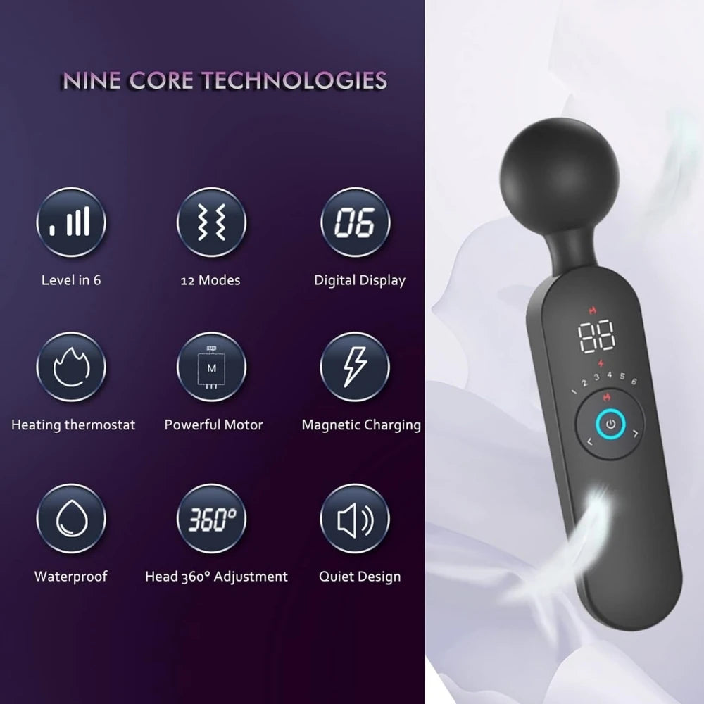 Ares ısıtmalı wand vibratör – görsel 4