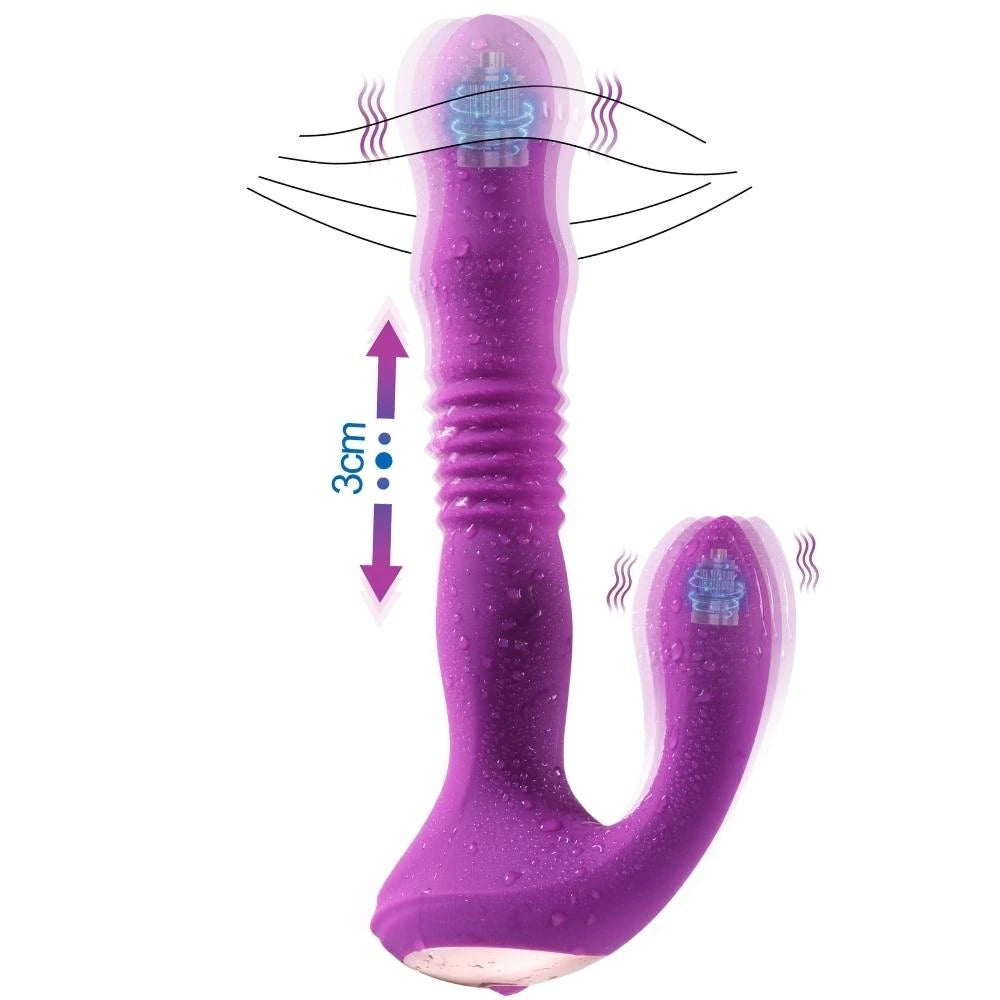 Ariel Teleskopik İleri Geri Hareketli Rabbit Vibratör