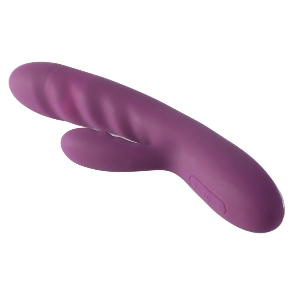 Avery itmeli rabbit vibratör – Avery-Purple – görsel 2