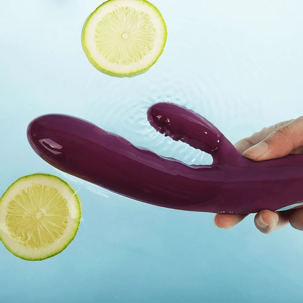 Avery itmeli rabbit vibratör – Avery-Purple – görsel 4