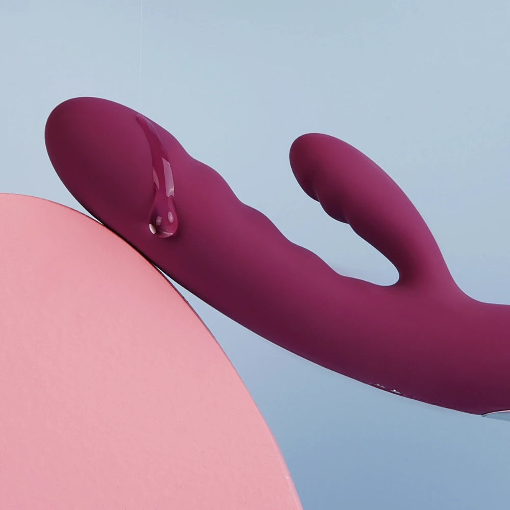 Avery itmeli rabbit vibratör – Avery-Purple – görsel 5