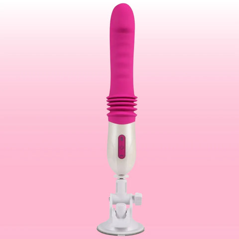 Ayarlanabilir İleri Geri Hareketli Titreşimli Penis Formlu Vibratör