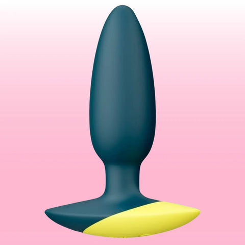Bass Şarjlı Titreşimli Silikon Anal Plug – 6 Yoğunluk