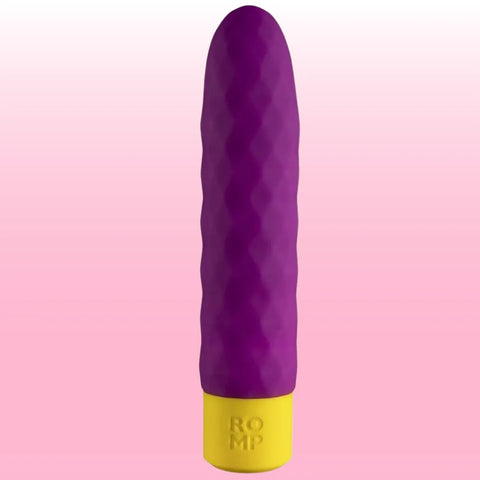 Beat Nervürlü Esnek Şaftlı Şarjlı Klasik Vibratör – Mor
