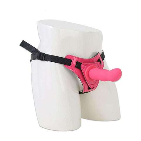 Belden Bağlamalı Modern Sıvı Silikon Dildo 12,5 cm – Pembe
