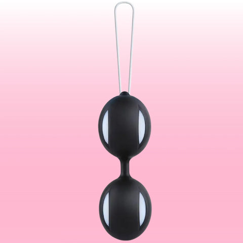 Benwa Esnek Silikon İkili Kegel Topu – Siyah