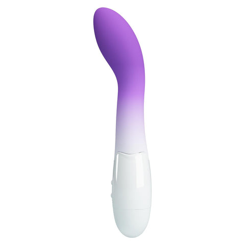 Bishop Kavisli G Noktası Vibratörü – 30 Mod, Mor-Beyaz