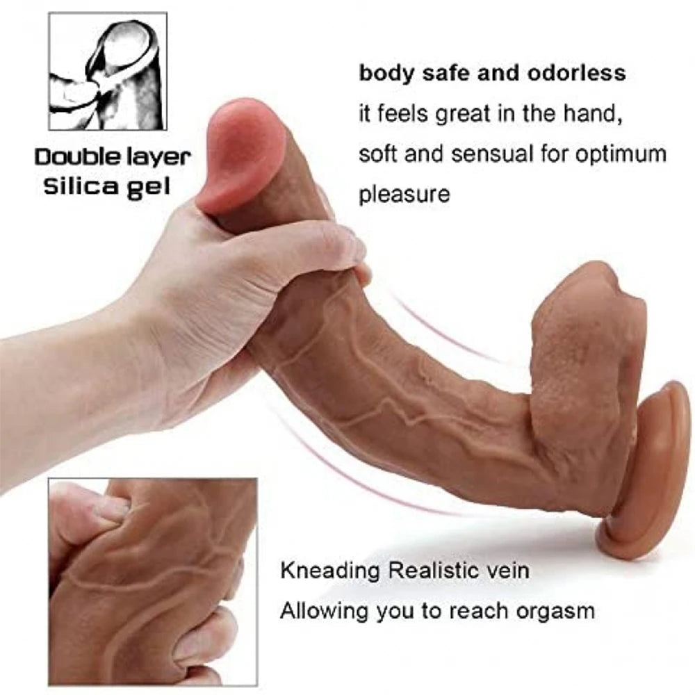Blade natural dokulu realistik penis – görsel 5
