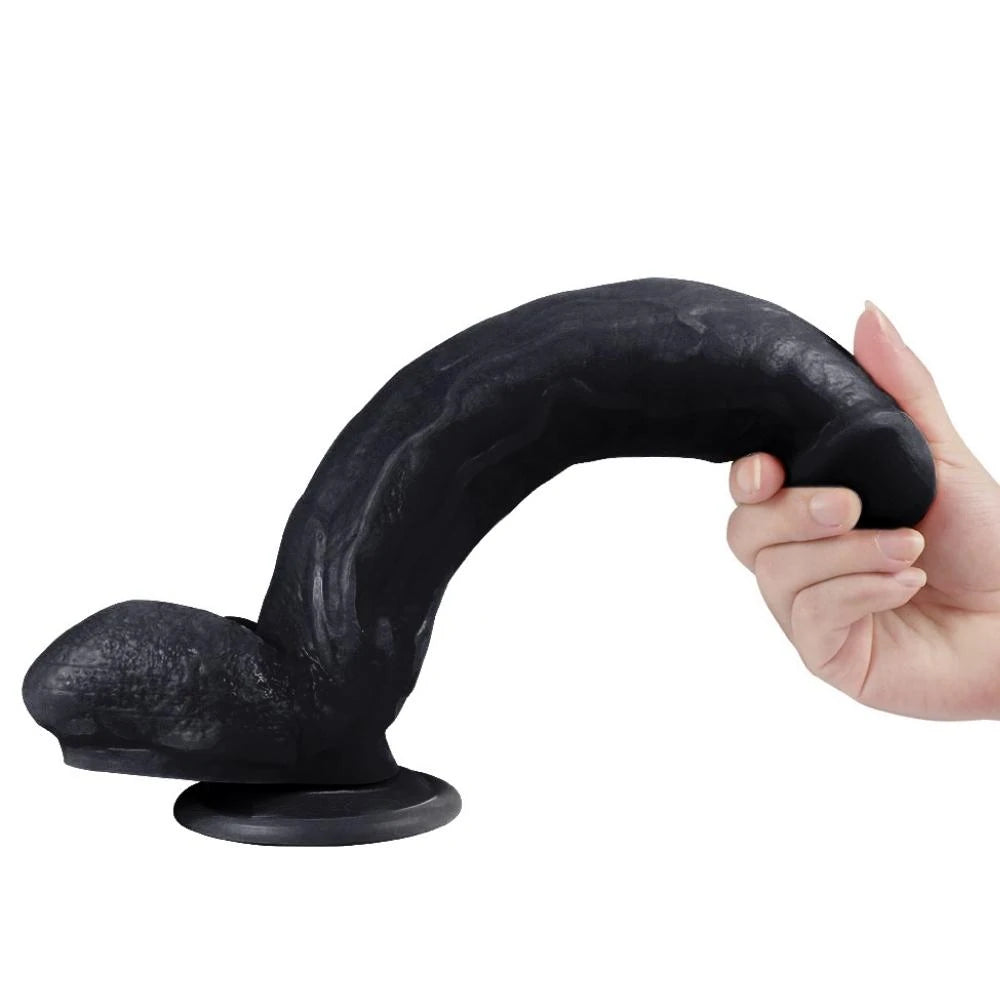 Blade Master büyük realistik penis (siyah) – görsel 5