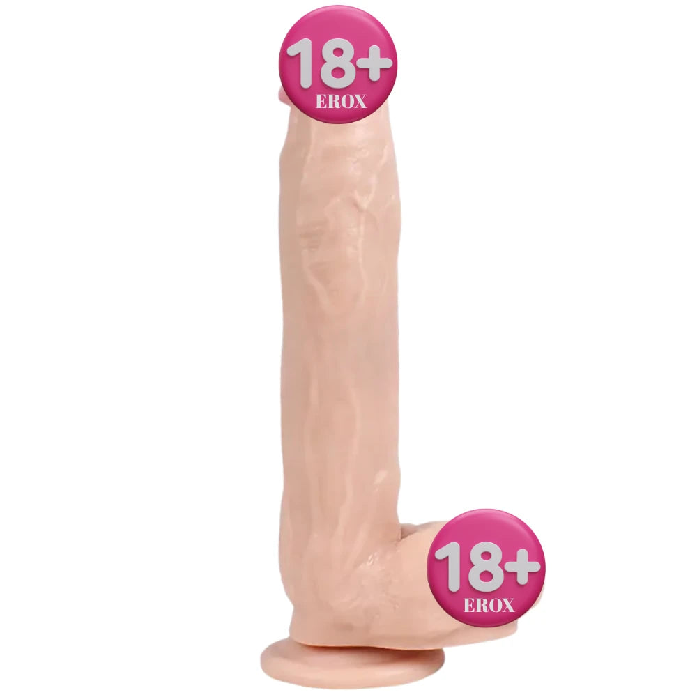 Blade Master büyük realistik penis (ten rengi) – görsel 1