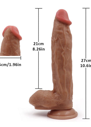 Xise Dildo Series Blade Flesh Natural Doku Belden Bağlamalı Büyük Realistik Penis XS-WBD10040