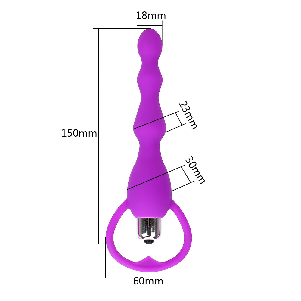 boğumlu titreşimli anal vibratör mor – görsel 3