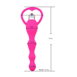 boğumlu titreşimli anal vibratör pembe – görsel 5