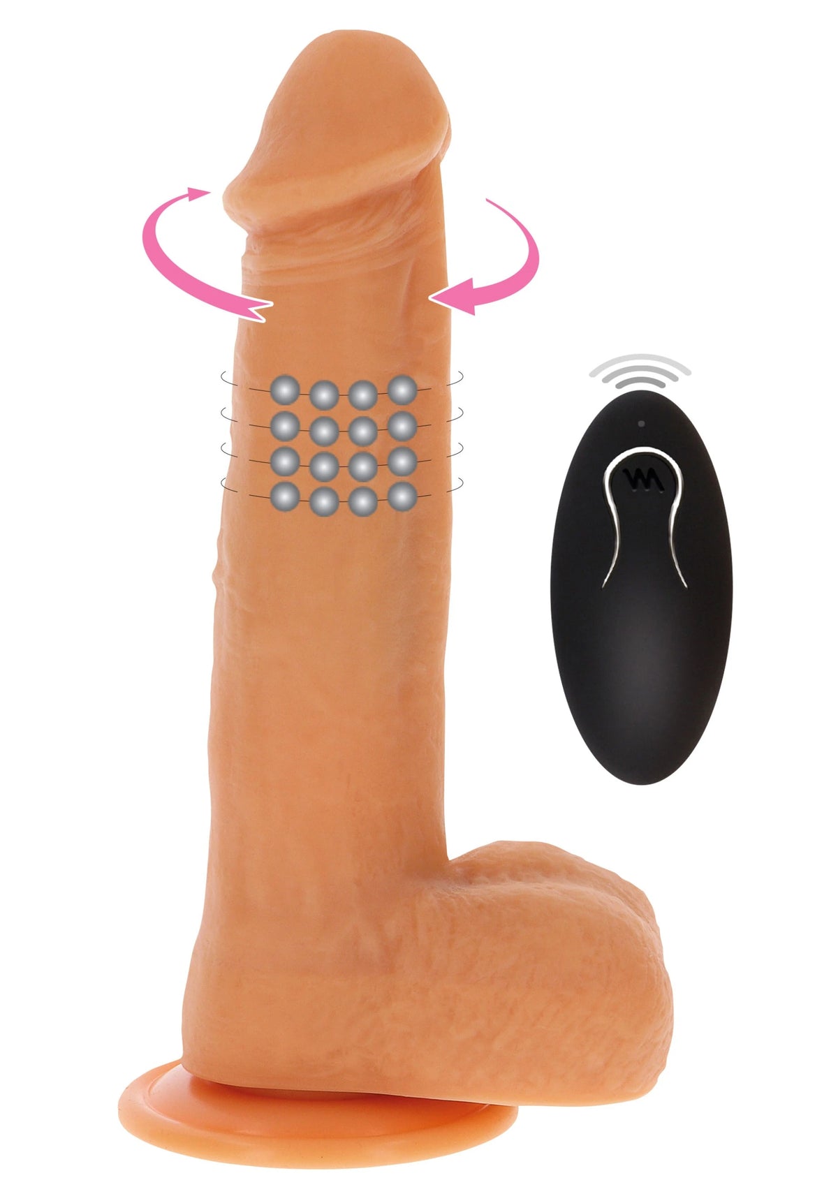 boncuklu dönebilen realistik penis – görsel 2