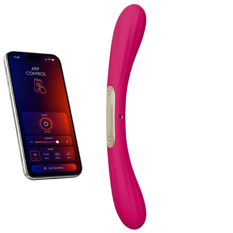Boomerang Uygulama Kontrollü U Şekilli Çift Uçlu Vibratör – Cerise