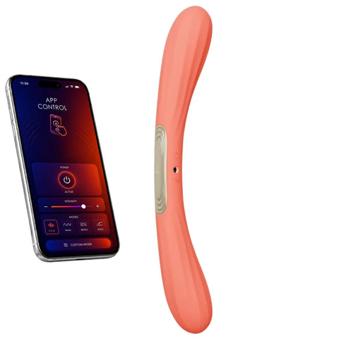 Boomerang Uygulama Kontrollü U Şekilli Çift Uçlu Vibratör – Coral