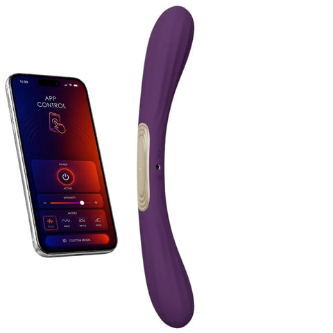 Boomerang Uygulama Kontrollü U Şekilli Çift Uçlu Vibratör – Deep Rose