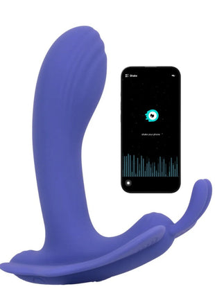 Calexotics Connect App Controlled Venus Butterfly Telefon Kontrollü Çift Uyarımlı Vibratör