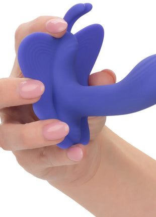Calexotics Connect App Controlled Venus Butterfly Telefon Kontrollü Çift Uyarımlı Vibratör