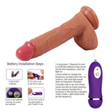 Buru titreşimli realistik penis – görsel 9