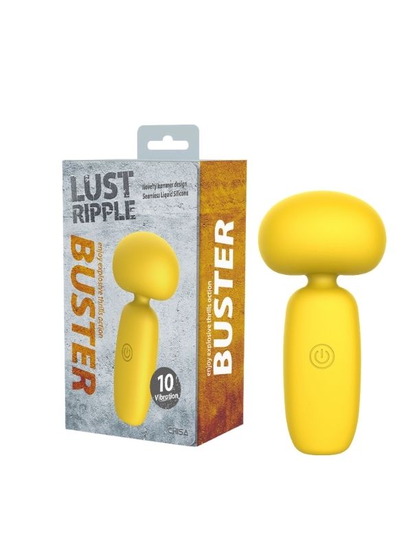 Buster Sarı Mantar Vibratör – 10 Mod, IPX7