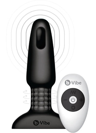 B-Vibe Rimming 2 Uzaktan Kumandalı Titreşimli Anal Vibratör Black