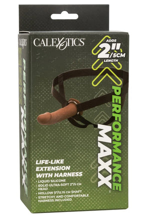 Calexotics Performance Maxx Life-Like Silicone Hollow Penis İçi Boş Strap-on Penis
