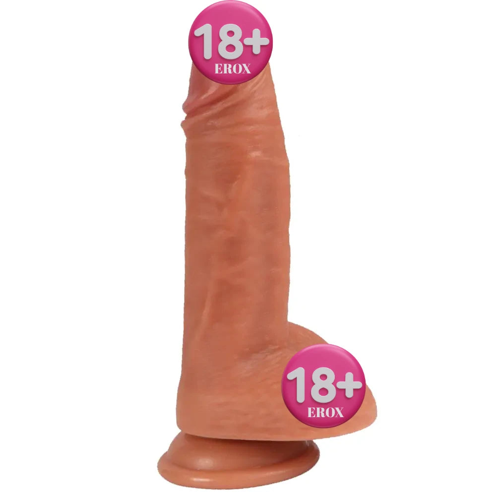 Castiel's Natural Kalın Gövdeli Realistik Penis – 19 cm