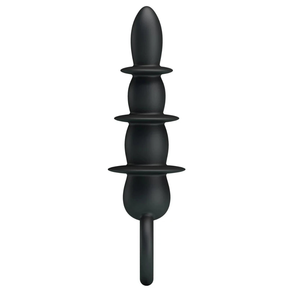 4 boncuklu silikon anal plug – görsel 2