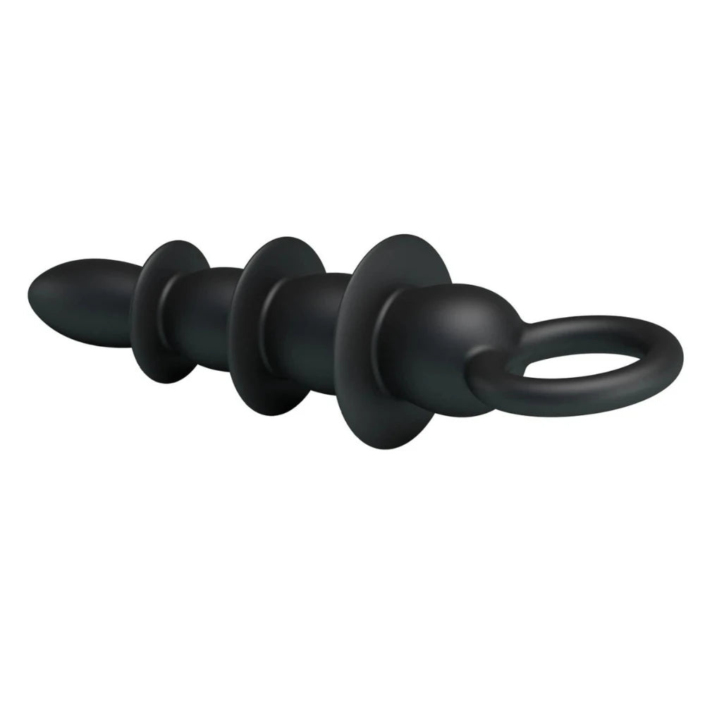 4 boncuklu silikon anal plug – görsel 3