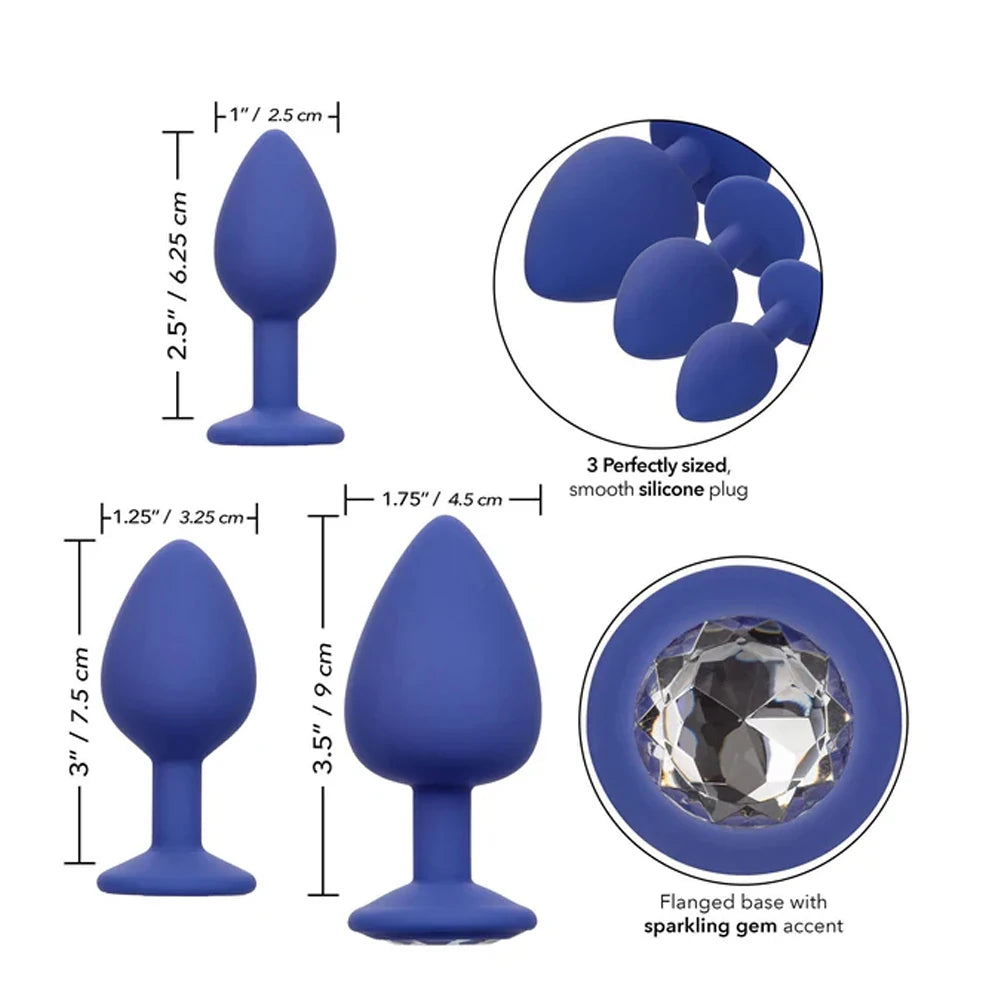 Cheeky Gems silikon plug seti – görsel 3