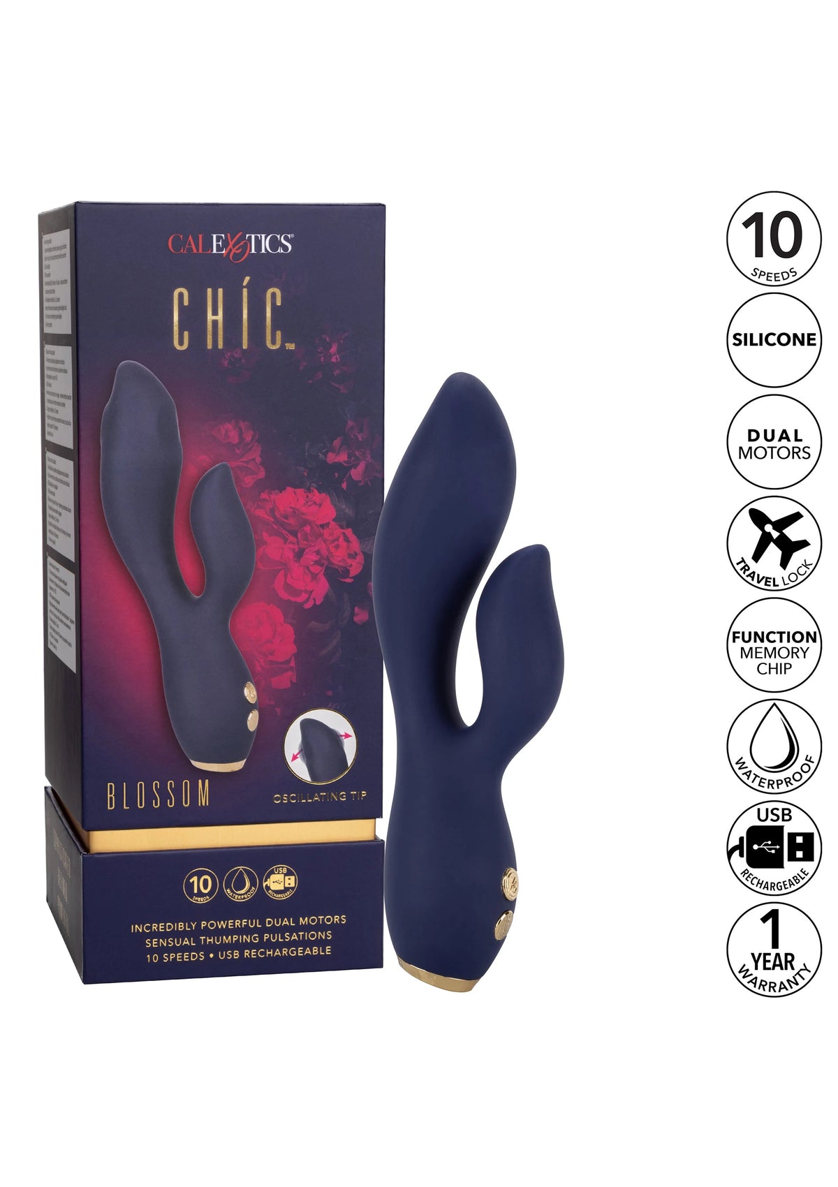 Chic Blossom tavşan vibratör – görsel 9