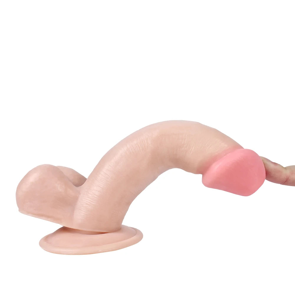 Cholas realistik dildo ten rengi – görsel 5