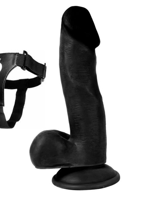 Xise Dildo Series Cholas 17 cm Belden Bağlamalı Realistik Penis XS-WBC10026 Black