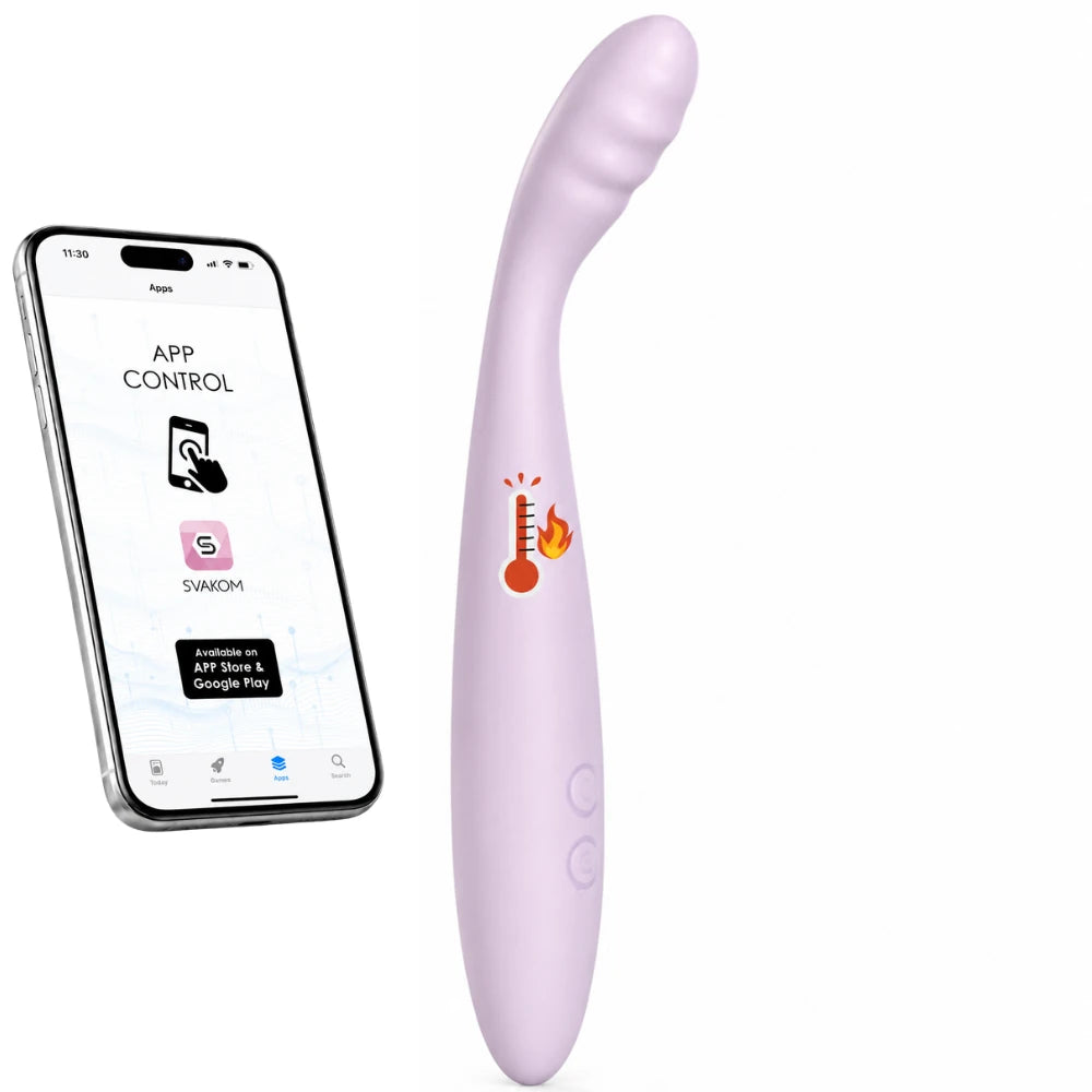 Cici 2 Isıtmalı Uygulama Kontrollü İnce G-Noktası Vibratörü – Leylak