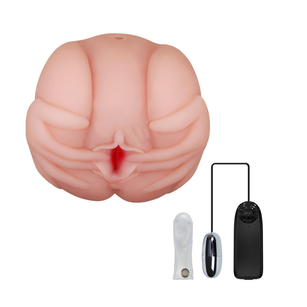 Çift Girişli Isıtıcılı ve Titreşimli Realistik Mastürbatör – 22,5 cm