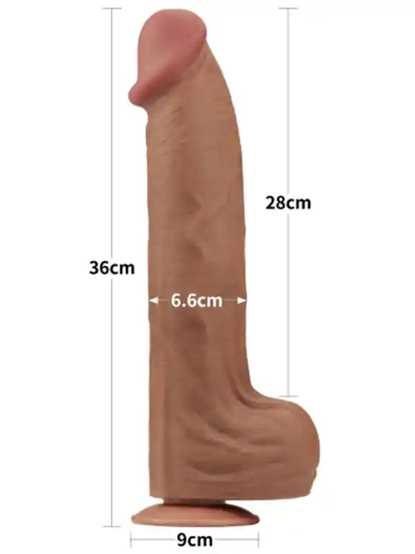 dev çift katmanlı dildo – görsel 2