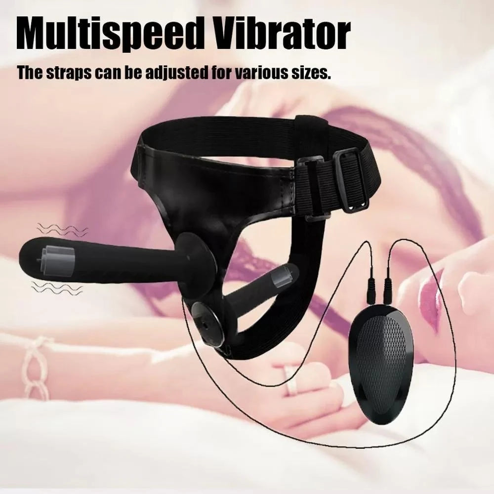 çift taraflı titreşimli biseksüel strap-on – görsel 4