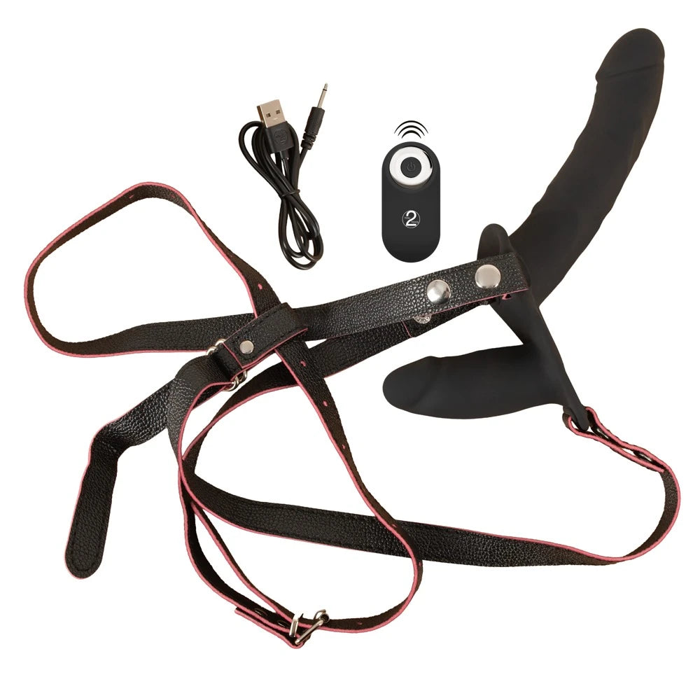 çift motorlu kumandalı strap-on vibratör – görsel 4